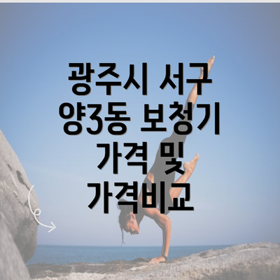 광주시 서구 양3동 보청기 가격 및 가격비교