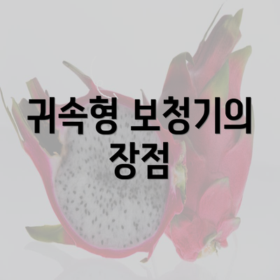 귀속형 보청기의 장점