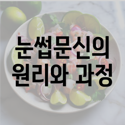 눈썹문신의 원리와 과정