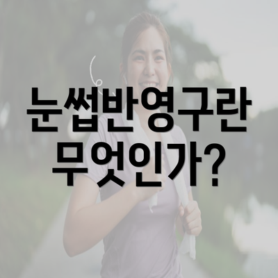 눈썹반영구란 무엇인가?