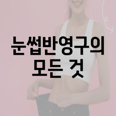 눈썹반영구의 모든 것