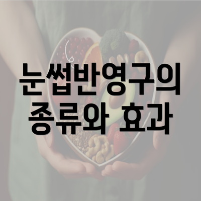 눈썹반영구의 종류와 효과