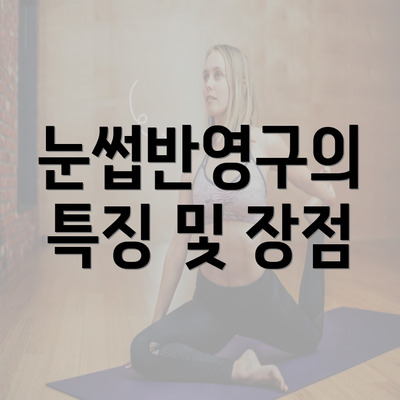 눈썹반영구의 특징 및 장점