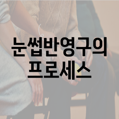 눈썹반영구의 프로세스