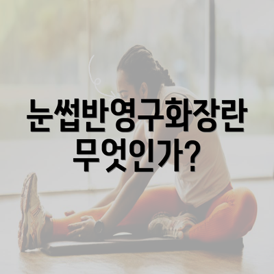 눈썹반영구화장란 무엇인가?