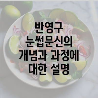 반영구 눈썹문신의 개념과 과정에 대한 설명