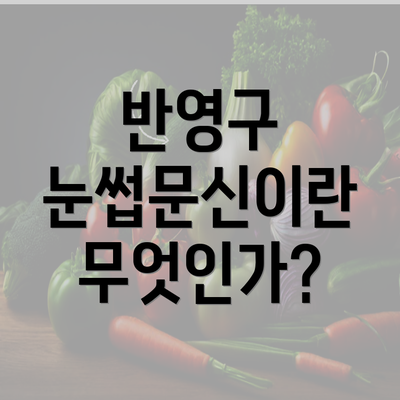 반영구 눈썹문신이란 무엇인가?