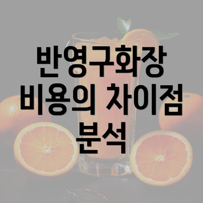 반영구화장 비용의 차이점 분석