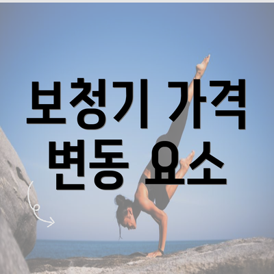 보청기 가격 변동 요소