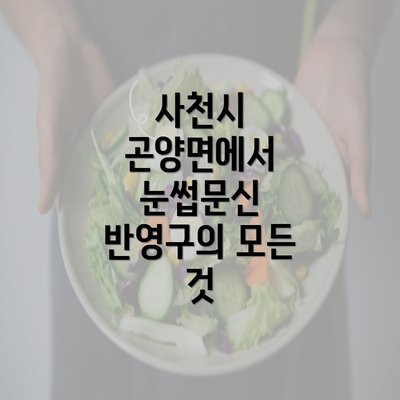 사천시 곤양면에서 눈썹문신 반영구의 모든 것