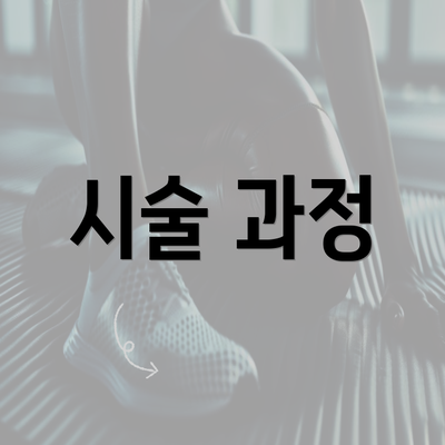 시술 과정