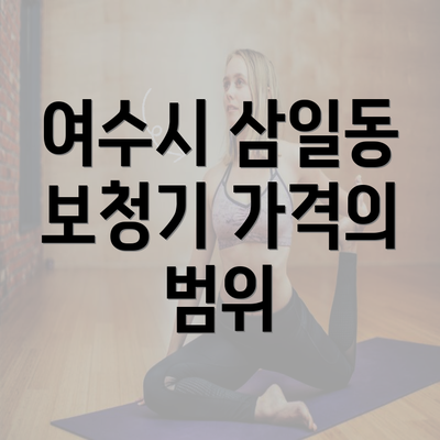 여수시 삼일동 보청기 가격의 범위