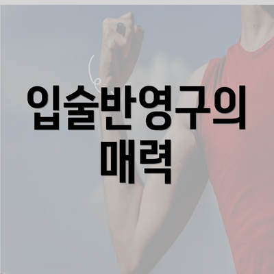 입술반영구의 매력