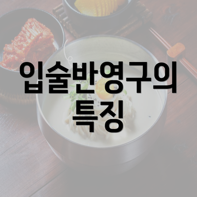 입술반영구의 특징