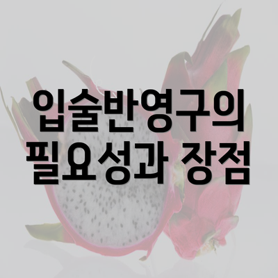 입술반영구의 필요성과 장점