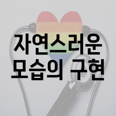 자연스러운 모습의 구현