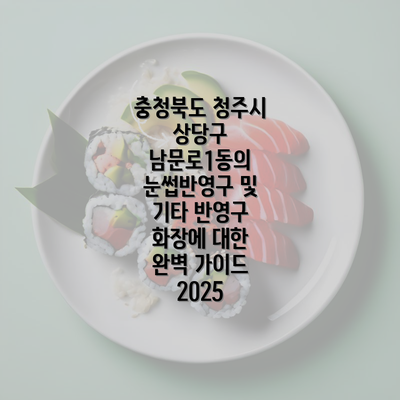 충청북도 청주시 상당구 남문로1동의 눈썹반영구 및 기타 반영구 화장에 대한 완벽 가이드 2025