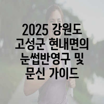 2025 강원도 고성군 현내면의 눈썹반영구 및 문신 가이드