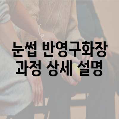 눈썹 반영구화장 과정 상세 설명