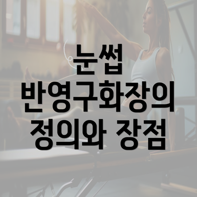 눈썹 반영구화장의 정의와 장점