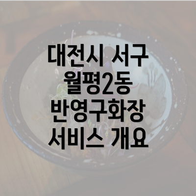 대전시 서구 월평2동 반영구화장 서비스 개요