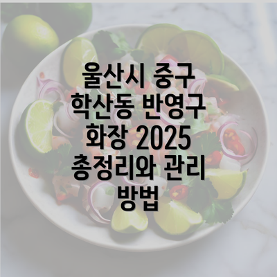 울산시 중구 학산동 반영구 화장 2025 총정리와 관리 방법