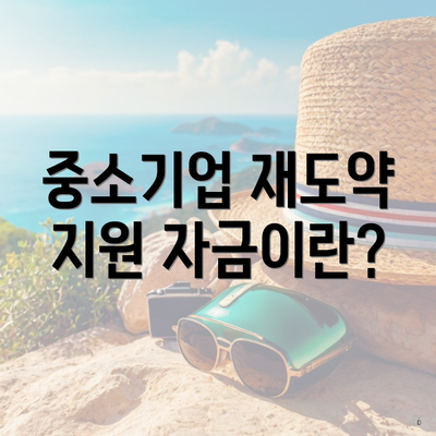 중소기업 재도약 지원 자금이란?