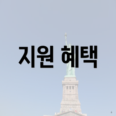 지원 혜택