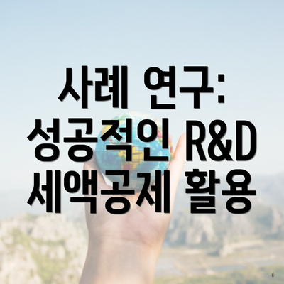 사례 연구: 성공적인 R&D 세액공제 활용