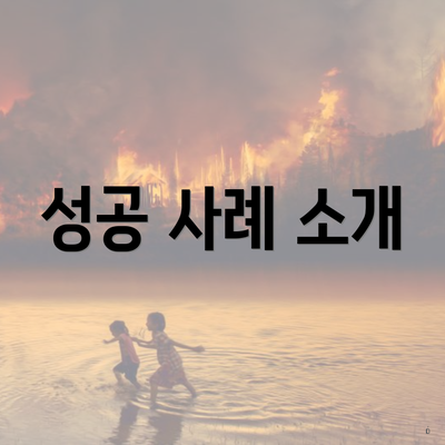 성공 사례 소개