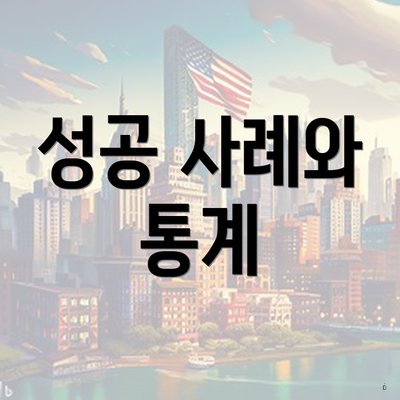 성공 사례와 통계