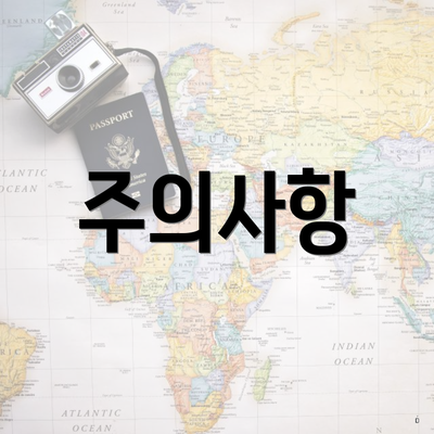 주의사항