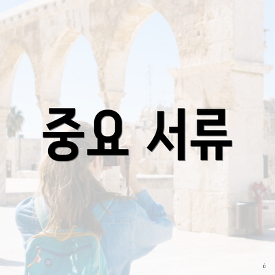 중요 서류