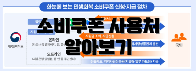 소비쿠폰 사용처 알아보기
