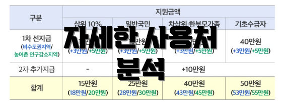 자세한 사용처 분석