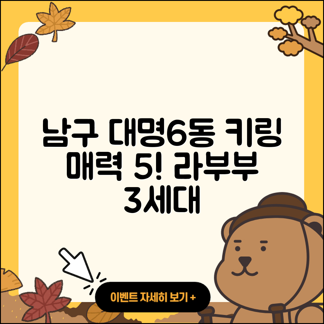 남구 대명6동 라부부 3세대 키링 매력 5가지